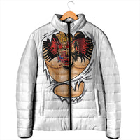 The Notorious Padded Jacket Tattoo Reveal Effect