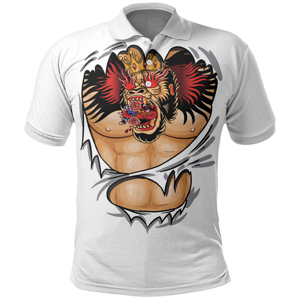 The Notorious Polo Shirt Tattoo Reveal Effect