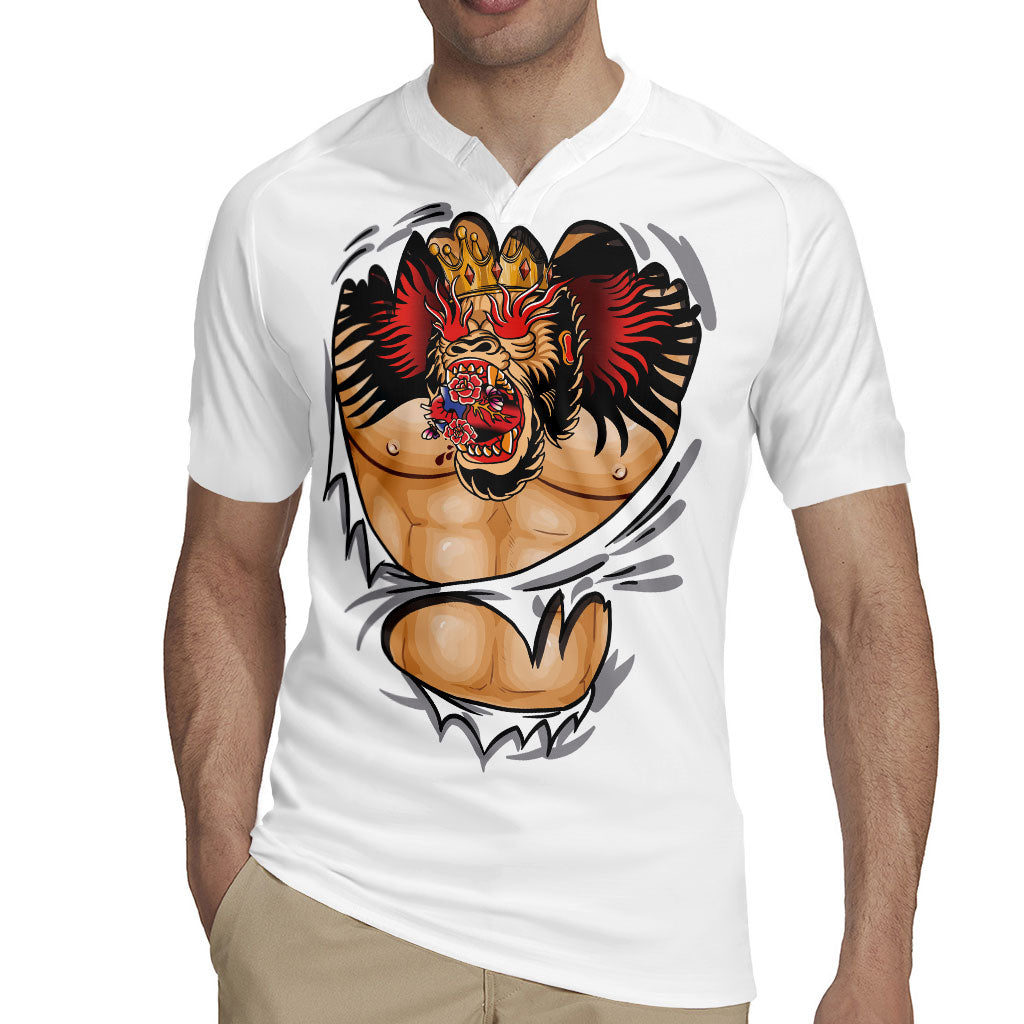 The Notorious Rugby Jersey Tattoo Reveal Effect