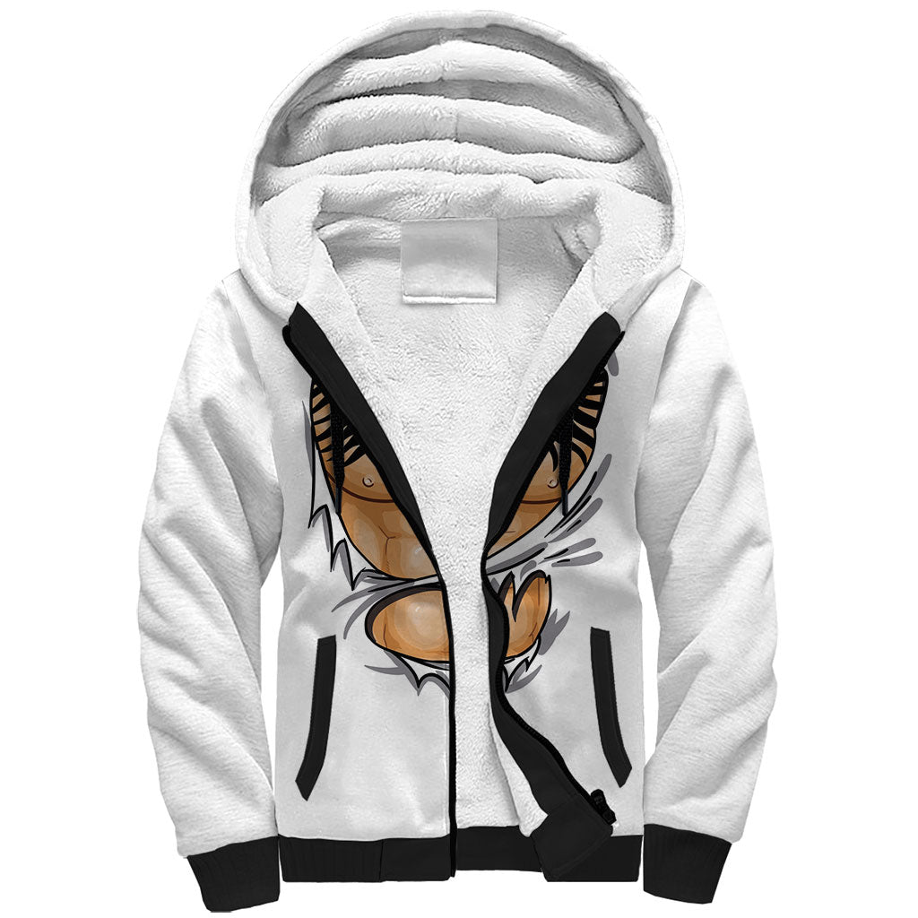 The Notorious Sherpa Hoodie Tattoo Reveal Effect