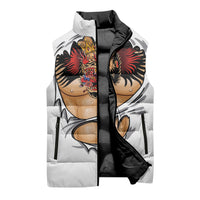 The Notorious Sleeveless Puffer Jacket Tattoo Reveal Effect