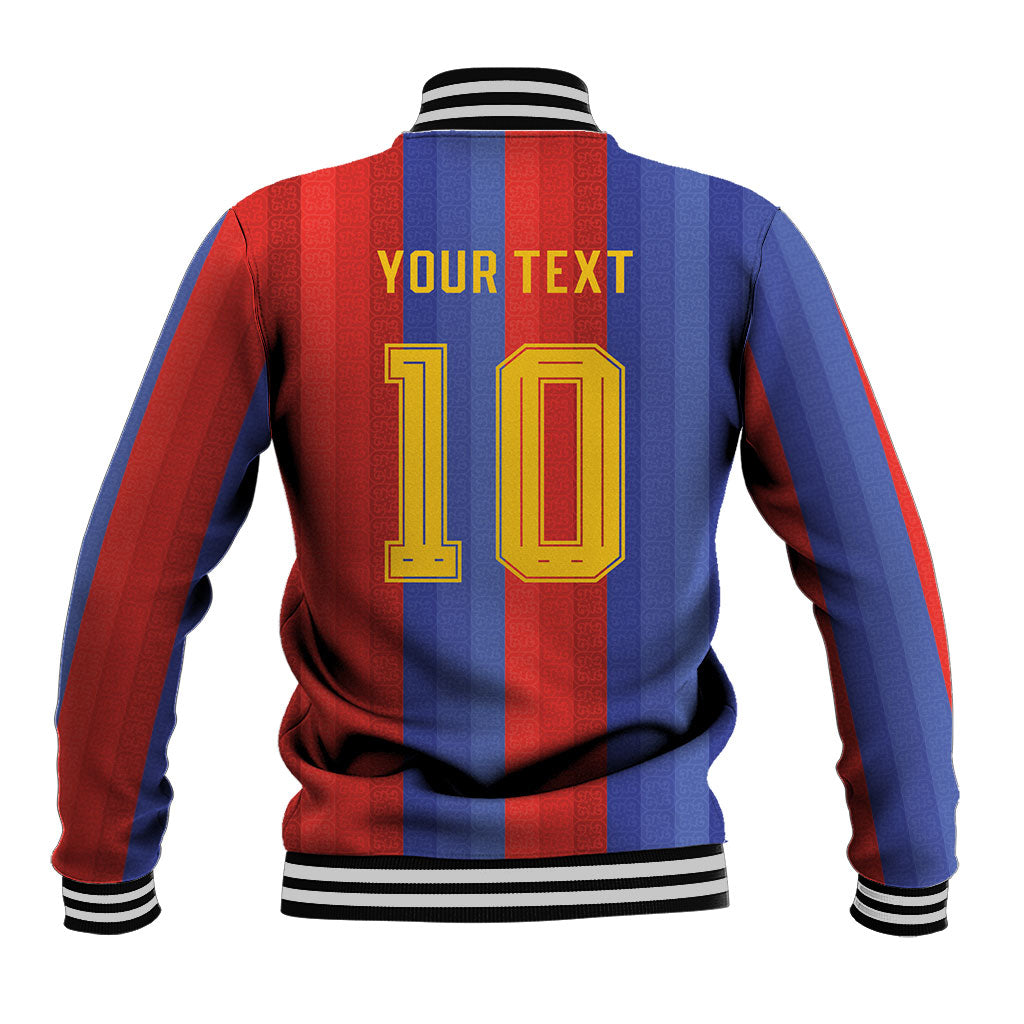 Spain 2026 Football Custom Baseball Jacket La Roja x Blaugrana