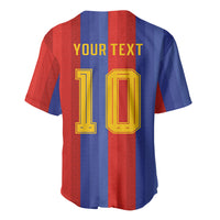 Spain 2026 Football Custom Baseball Jersey La Roja x Blaugrana