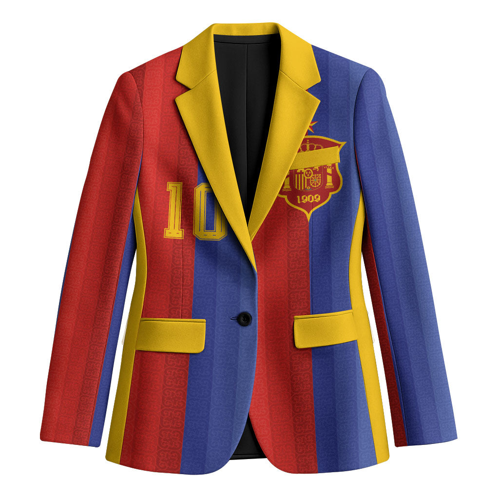 Spain 2026 Football Custom Blazer La Roja x Blaugrana