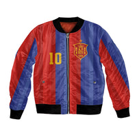 Spain 2026 Football Custom Bomber Jacket La Roja x Blaugrana