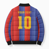 Spain 2026 Football Custom Bomber Puffer Jacket La Roja x Blaugrana