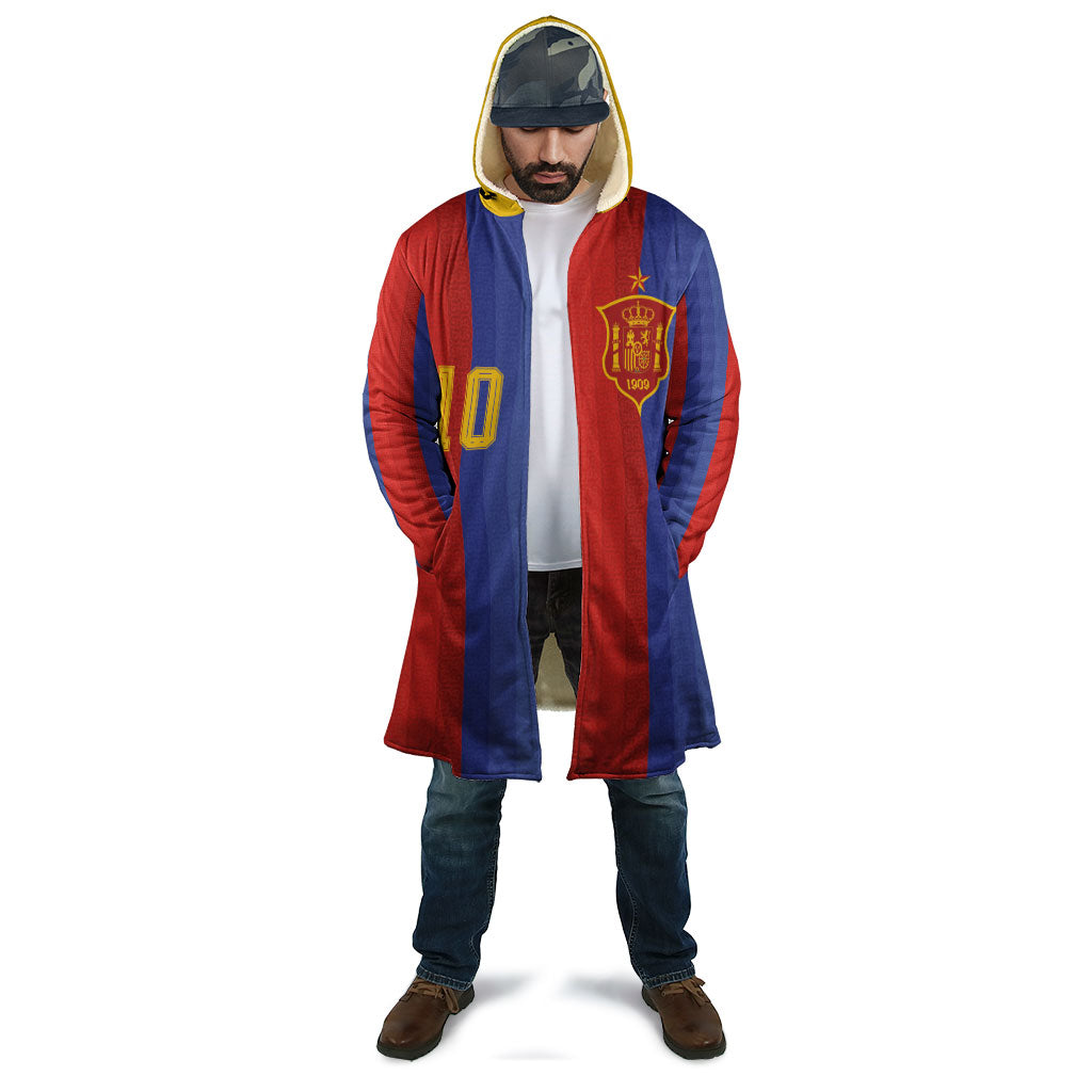 Spain 2026 Football Custom Cloak La Roja x Blaugrana