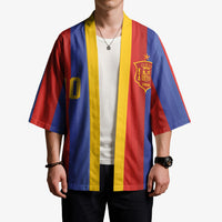 Spain 2026 Football Custom Kimono La Roja x Blaugrana
