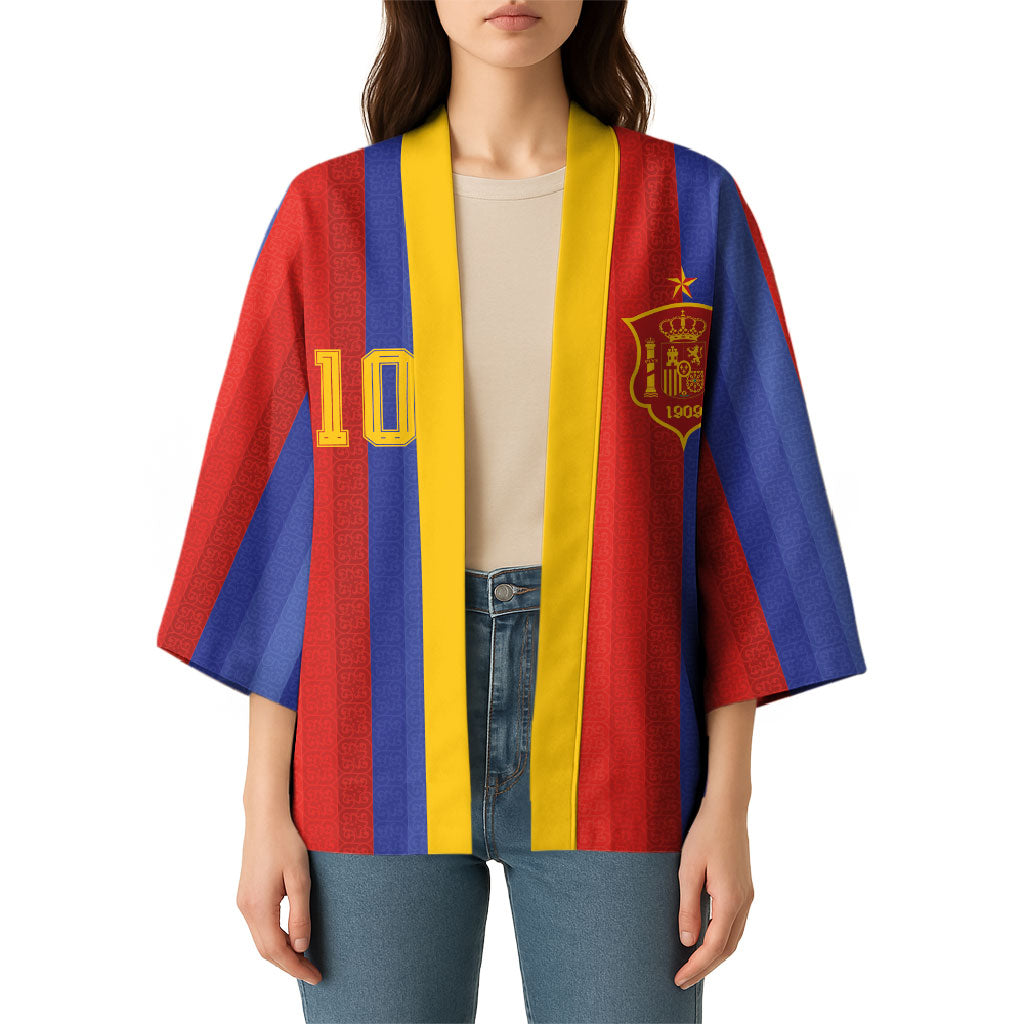 Spain 2026 Football Custom Kimono La Roja x Blaugrana