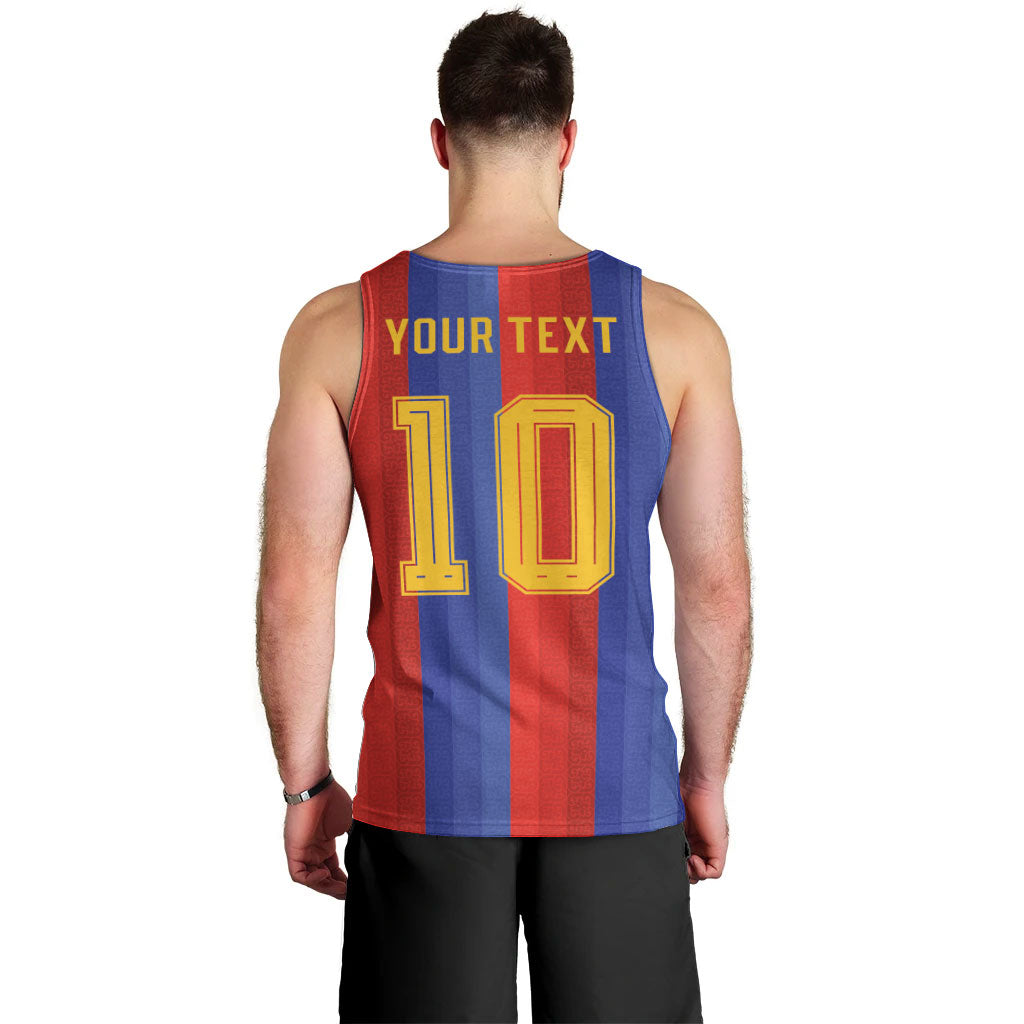 Spain 2026 Football Custom Men Tank Top La Roja x Blaugrana