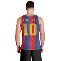 Spain 2026 Football Custom Men Tank Top La Roja x Blaugrana