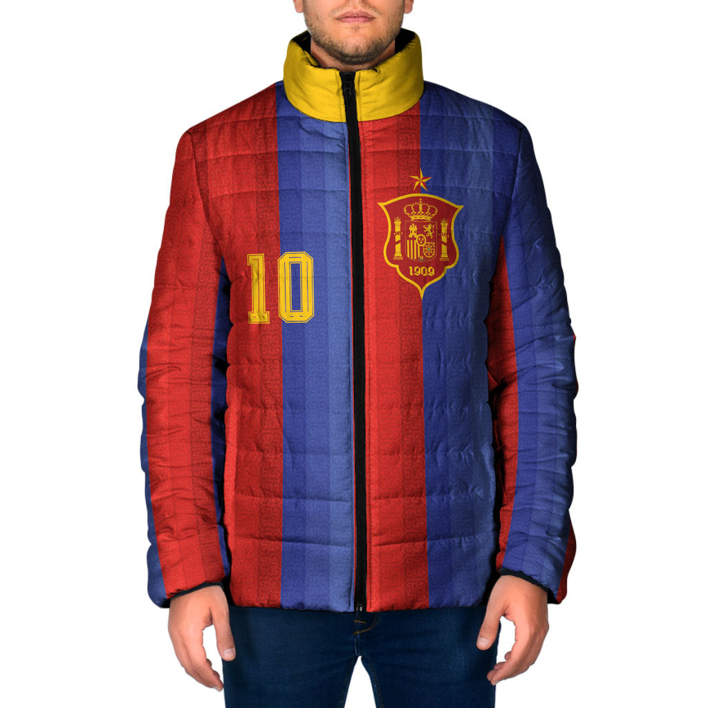 Spain 2026 Football Custom Padded Jacket La Roja x Blaugrana