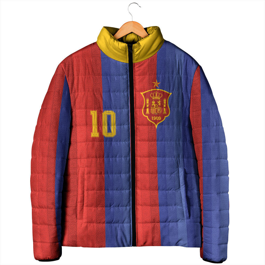 Spain 2026 Football Custom Padded Jacket La Roja x Blaugrana