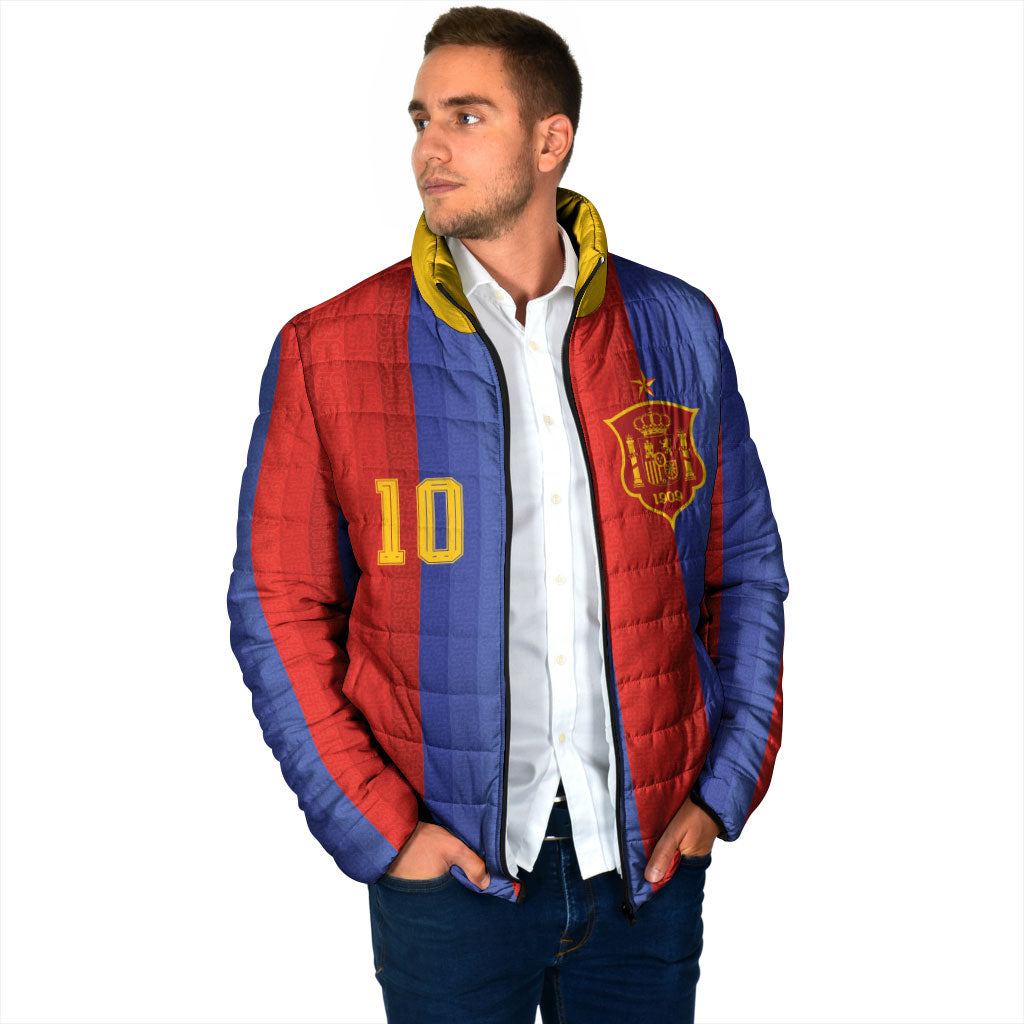 Spain 2026 Football Custom Padded Jacket La Roja x Blaugrana