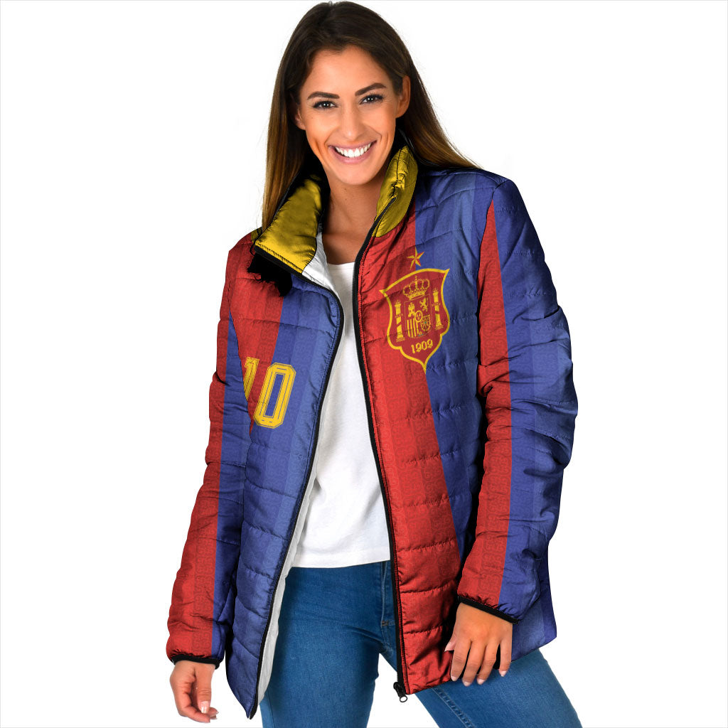 Spain 2026 Football Custom Padded Jacket La Roja x Blaugrana