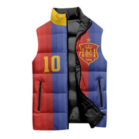 Spain 2026 Football Custom Sleeveless Puffer Jacket La Roja x Blaugrana
