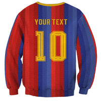 Spain 2026 Football Custom Sweatshirt La Roja x Blaugrana
