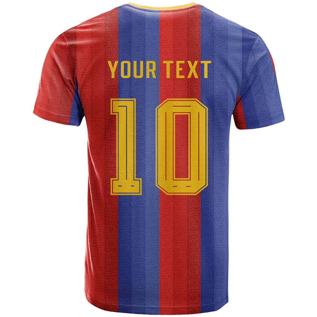 Spain 2026 Football Custom T Shirt La Roja x Blaugrana