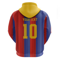 Spain 2026 Football Custom Zip Hoodie La Roja x Blaugrana
