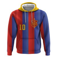Spain 2026 Football Custom Zip Hoodie La Roja x Blaugrana