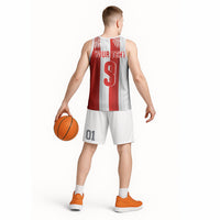 Poland Football Custom Basketball Jersey The White-Reds Winged Sport Style