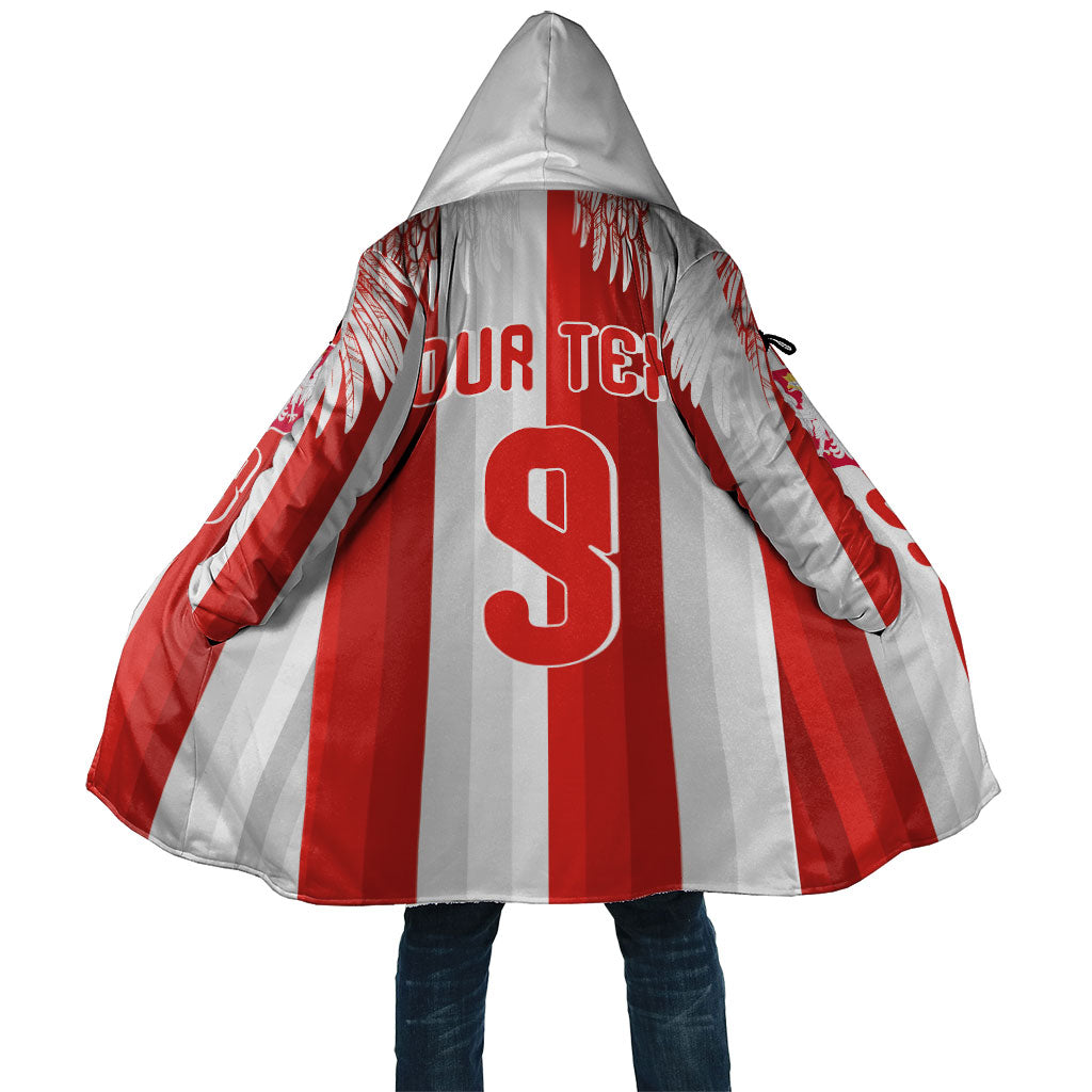 Poland Football Custom Cloak The White-Reds Winged Sport Style