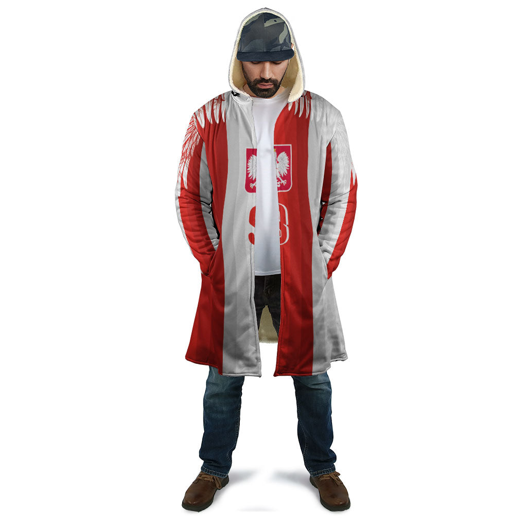 Poland Football Custom Cloak The White-Reds Winged Sport Style