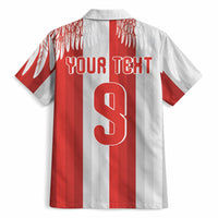 Poland Football Custom Hawaiian Shirt The White-Reds Winged Sport Style