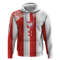 Poland Football Custom Hoodie The White-Reds Winged Sport Style