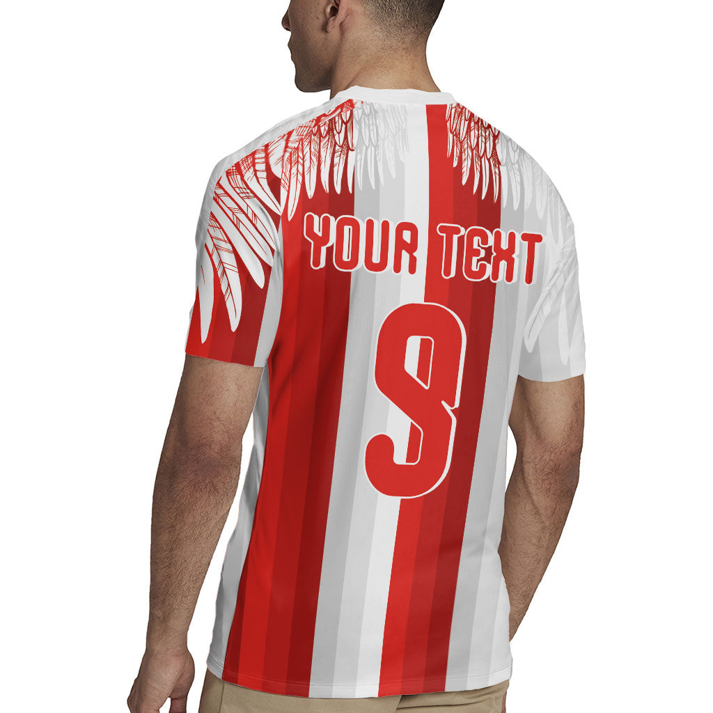 Poland Football Custom Rugby Jersey The White-Reds Winged Sport Style