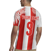 Poland Football Custom Rugby Jersey The White-Reds Winged Sport Style