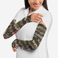 Pearl Harbor Remembrance Day Personalized Arm Sleeves Memories of December 7 with Red Poppy Lei - Wonder Print Shop