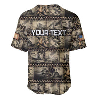 Pearl Harbor Remembrance Day Personalized Baseball Jersey Memories of December 7 with Red Poppy Lei - Wonder Print Shop