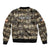 Pearl Harbor Remembrance Day Personalized Bomber Jacket Memories of December 7 with Red Poppy Lei - Wonder Print Shop