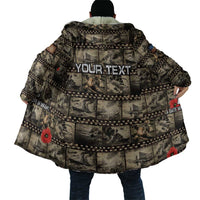 Pearl Harbor Remembrance Day Personalized Cloak Memories of December 7 with Red Poppy Lei - Wonder Print Shop
