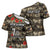 Pearl Harbor Remembrance Day Personalized Cross Shoulder Shirt Memories of December 7 with Red Poppy Lei - Wonder Print Shop