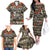 Pearl Harbor Remembrance Day Personalized Family Matching Off The Shoulder Long Sleeve Dress and Hawaiian Shirt Memories of December 7 with Red Poppy Lei - Wonder Print Shop