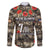 Pearl Harbor Remembrance Day Personalized Family Matching Off The Shoulder Long Sleeve Dress and Hawaiian Shirt Memories of December 7 with Red Poppy Lei - Wonder Print Shop