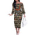 Pearl Harbor Remembrance Day Personalized Family Matching Off The Shoulder Long Sleeve Dress and Hawaiian Shirt Memories of December 7 with Red Poppy Lei - Wonder Print Shop