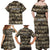 Pearl Harbor Remembrance Day Personalized Family Matching Off Shoulder Maxi Dress and Hawaiian Shirt Memories of December 7 with Red Poppy Lei - Wonder Print Shop