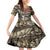 Pearl Harbor Remembrance Day Personalized Family Matching Off Shoulder Short Dress and Hawaiian Shirt Memories of December 7 with Red Poppy Lei - Wonder Print Shop