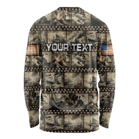 Pearl Harbor Remembrance Day Personalized Long Sleeve Shirt Memories of December 7 with Red Poppy Lei - Wonder Print Shop