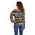 Pearl Harbor Remembrance Day Personalized Off Shoulder Sweater Memories of December 7 with Red Poppy Lei - Wonder Print Shop