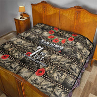Pearl Harbor Remembrance Day Quilt Memories of December 7 with Red Poppy Lei - Wonder Print Shop