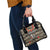 Pearl Harbor Remembrance Day Shoulder Handbag Memories of December 7 with Red Poppy Lei - Wonder Print Shop