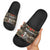Pearl Harbor Remembrance Day Slide Sandals Memories of December 7 with Red Poppy Lei - Wonder Print Shop