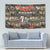 Pearl Harbor Remembrance Day Tapestry Memories of December 7 with Red Poppy Lei - Wonder Print Shop