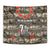 Pearl Harbor Remembrance Day Tapestry Memories of December 7 with Red Poppy Lei - Wonder Print Shop
