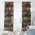 Pearl Harbor Remembrance Day Window Curtain Memories of December 7 with Red Poppy Lei - Wonder Print Shop