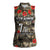 Pearl Harbor Remembrance Day Personalized Women Sleeveless Polo Shirt Memories of December 7 with Red Poppy Lei - Wonder Print Shop